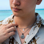 Black Victorian Medallion Pendant Island by Koa Nani 