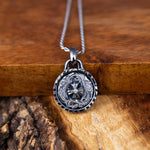 Black Victorian Medallion Pendant Island by Koa Nani 