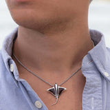 Cocobolo Eagle Ray Pendant Pendant Island by Koa Nani 