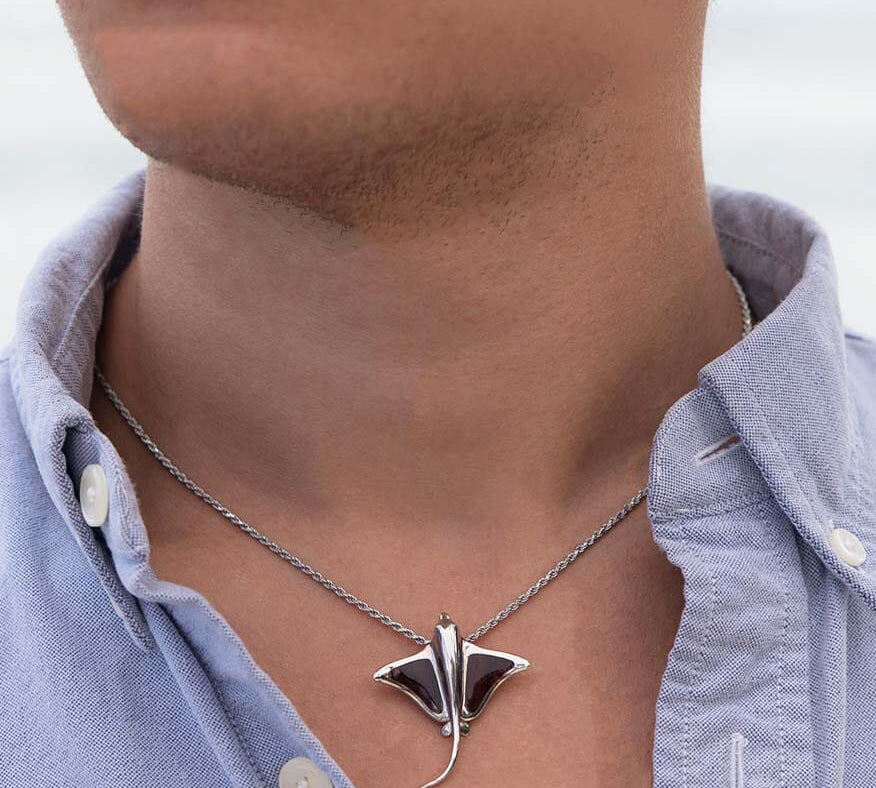 Cocobolo Eagle Ray Pendant Pendant Island by Koa Nani 