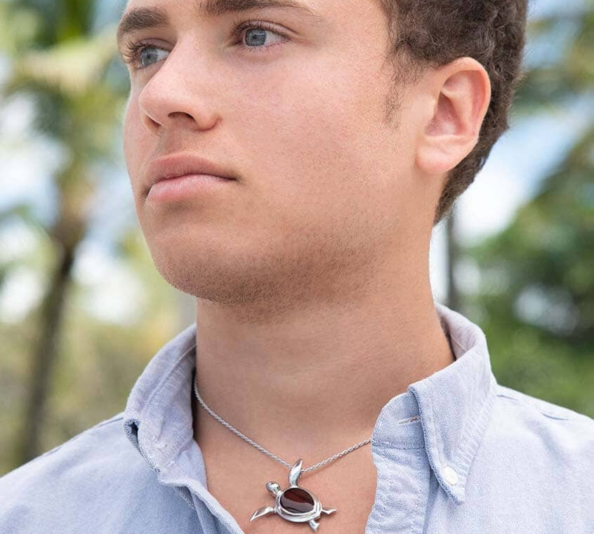 Cocobolo Hilo Honu Pendant Pendant Island by Koa Nani 