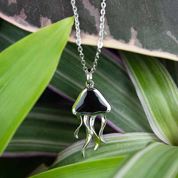 Cocobolo Moon Jellyfish Pendant Pendant Island by Koa Nani 