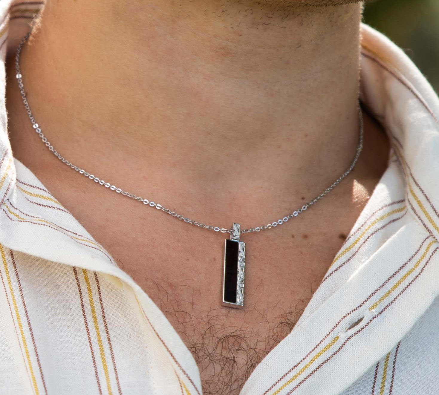 Cocobolo Nalu Bar Pendant Pendant Island by Koa Nani 
