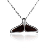 Cocobolo Whale Tail Pendant Pendant Island by Koa Nani Medium 