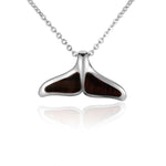 Cocobolo Whale Tail Pendant Pendant Island by Koa Nani Small 