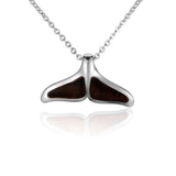 Cocobolo Whale Tail Pendant Pendant Island by Koa Nani Small 