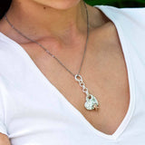 Engraved Chained Heart Pendant Pendant Island by Koa Nani 