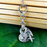 Engraved Chained Heart Pendant Pendant Island by Koa Nani 