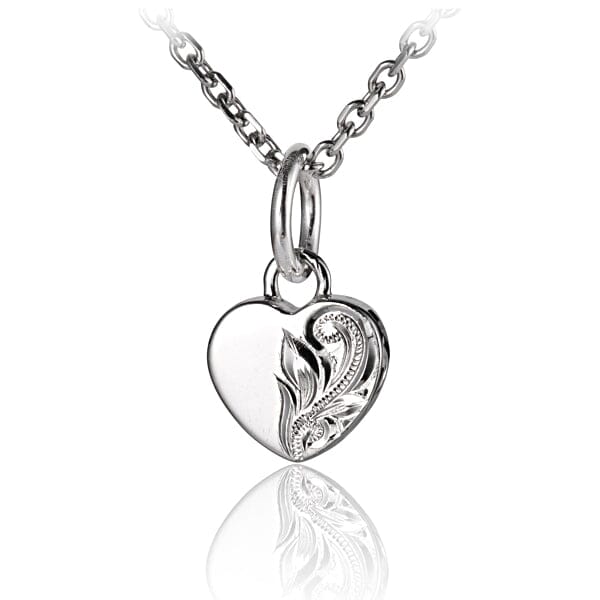 Engraved Heart Pendant Pendant Island by Koa Nani 