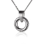 Engraved Infinity Pendant Pendant Island by Koa Nani White Gold 
