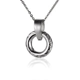 Engraved Infinity Pendant Pendant Island by Koa Nani White Gold 