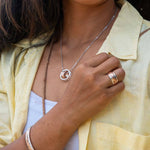 Engraved Infinity Ring Pendant Pendant Island by Koa Nani 