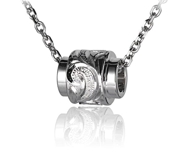 Engraved Mauka Barrel Pendant Pendant Island by Koa Nani 