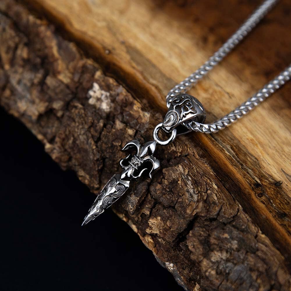 Gothic Black Dagger Pendant Pendant Island by Koa Nani 