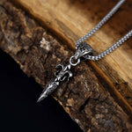 Gothic Black Dagger Pendant Pendant Island by Koa Nani 