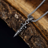 Gothic Black Dagger Pendant Pendant Island by Koa Nani 