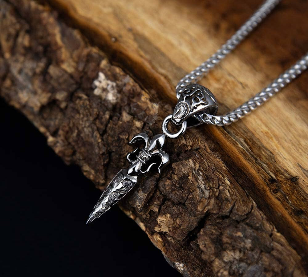 Gothic Black Dagger Pendant Pendant Island by Koa Nani 