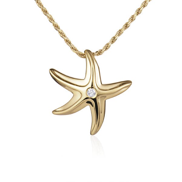 Hau'oli Starfish Pendant Pendant Island by Koa Nani Small 