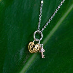 Heart & Key Charm Pendant Pendant Island by Koa Nani 