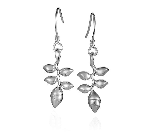 Heliconia Hook Earrings Earrings Island by Koa Nani 