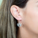 Honu Aloha Heart Earrings Earrings Island by Koa Nani 