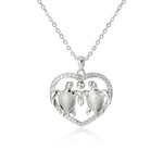 Honu Aloha Heart Pendant Pendant Island by Koa Nani 