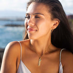 Honu Scroll Bar Pendant Pendant Island by Koa Nani 