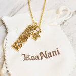Honu Scroll Bar Pendant Pendant Island by Koa Nani 