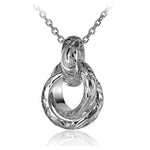 Hui Pu Infinity Ring Pendant Pendant Island by Koa Nani 