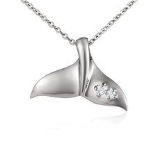 Kaimana Whale Tail Pendant Pendant Island by Koa Nani 