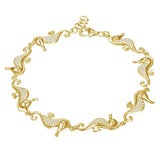 Kaneohe Seahorse Bracelet Bracelet Island by Koa Nani Yellow Gold 