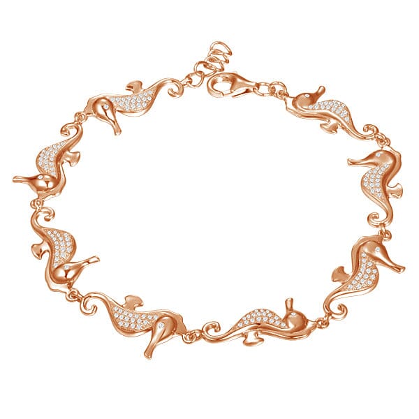 Kaneohe Seahorse Bracelet Bracelet Island by Koa Nani Rose Gold 