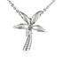 The picture shows a large 925 sterling silver king palm tree pendant.