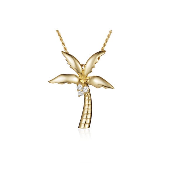 King Palm Tree Pendant Pendant Island by Koa Nani Small 