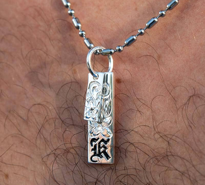 Koa Double Bar Pendant Pendant Island by Koa Nani 