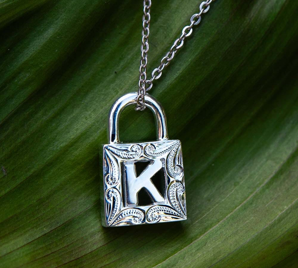 Koa Lock Pendant Pendant Island by Koa Nani 