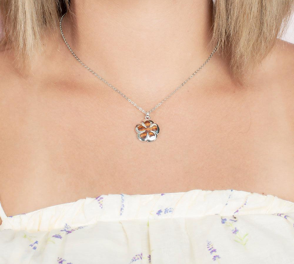 Koa Wood Blossom Pendant Pendant Island by Koa Nani 