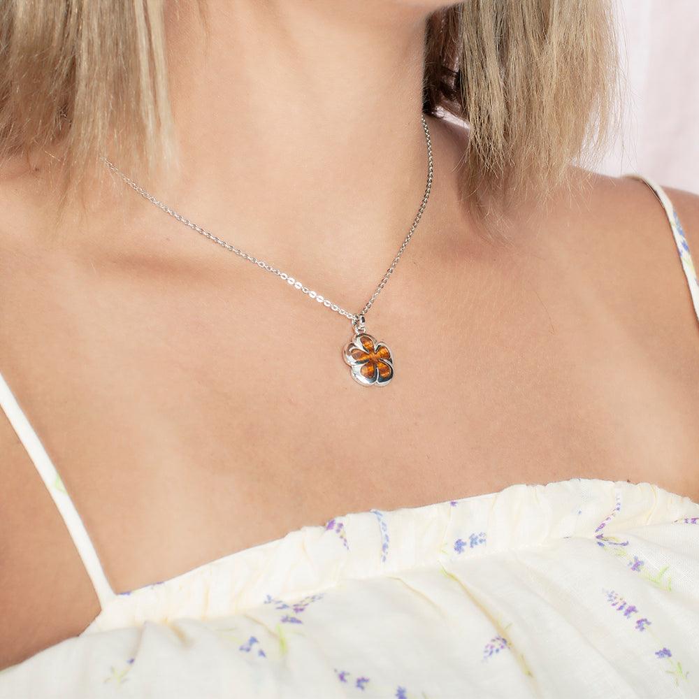 Koa Wood Blossom Pendant Pendant Island by Koa Nani 