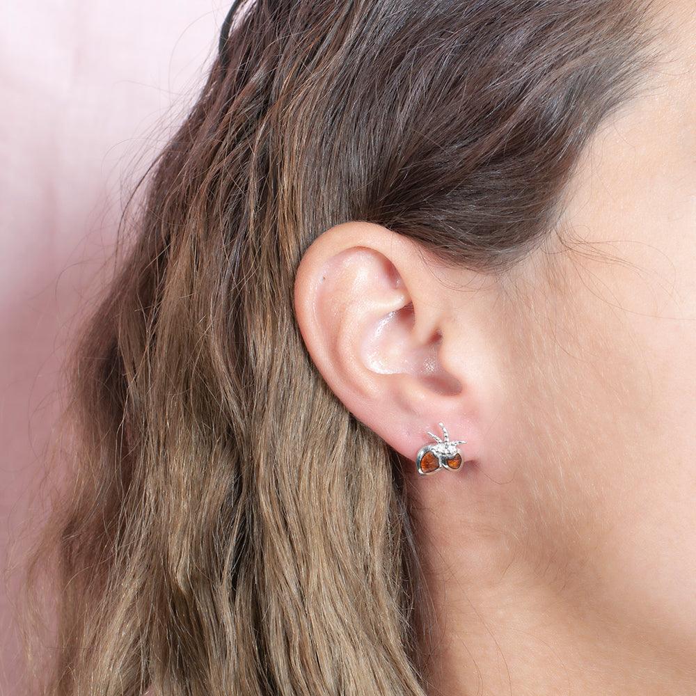 Koa Wood Coconut Earrings Earrings Island by Koa Nani 