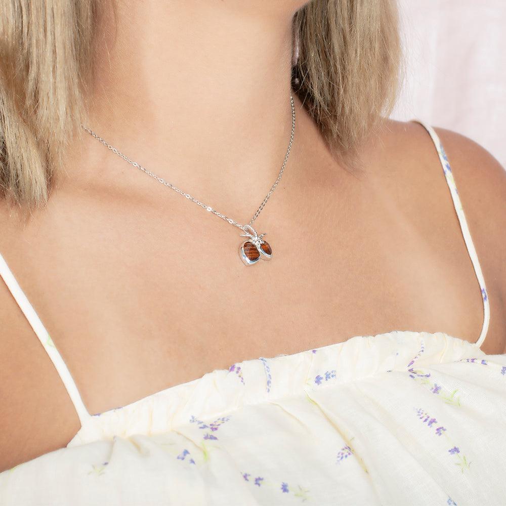 Koa Wood Coconut Pendant Pendant Island by Koa Nani 