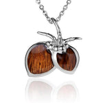 Koa Wood Coconut Pendant Pendant Island by Koa Nani 