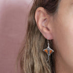 Koa Wood Eagle Ray Earrings Earrings Island by Koa Nani 