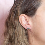 Koa Wood Hawaiian Mano Tooth Earrings Earrings Island by Koa Nani 