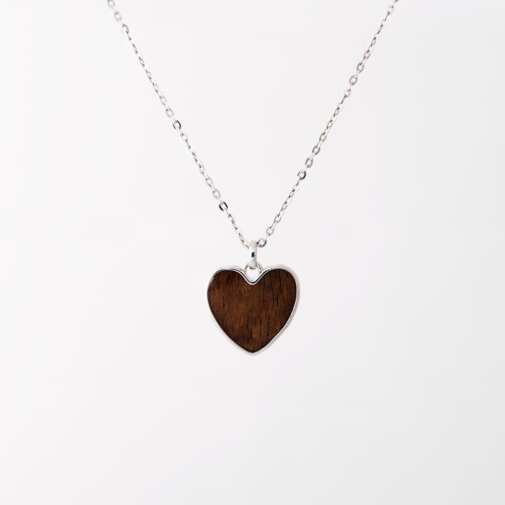 Koa Wood Heart Pendant Pendant Island by Koa Nani 