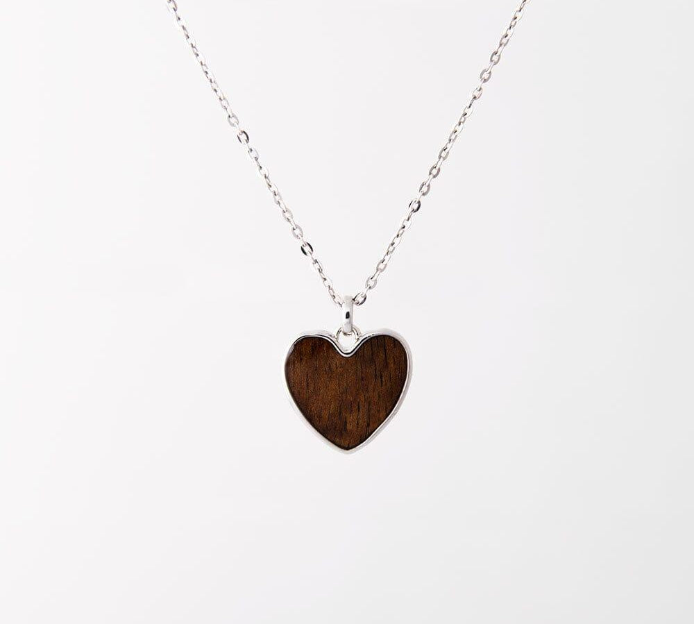 Koa Wood Heart Pendant Pendant Island by Koa Nani 