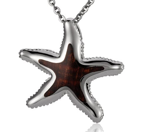 Koa Wood Hokuhele Pendant Pendant Island by Koa Nani Large 