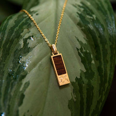 Koa Wood Honu Bar Pendant Pendant Island by Koa Nani 
