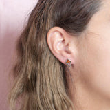 Koa Wood Moon Jellyfish Earrings Earrings Island by Koa Nani 