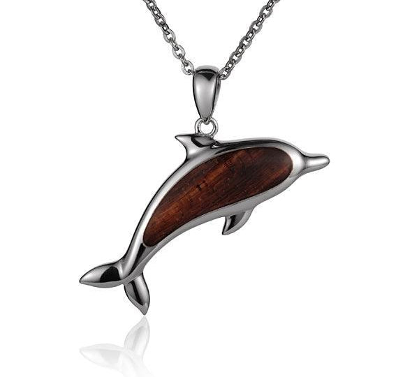 Koa Wood Nai’a Pendant Pendant Island by Koa Nani Small 