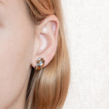 Koa Wood Nautilus Shell Earrings Earrings Island by Koa Nani 